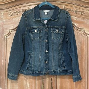 Christopher & Banks Stretch Relaxed Denim Jacket